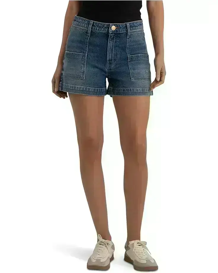Women's KUT from the Kloth Jane High-Rise Shorts W/ Pork Chop Pockets