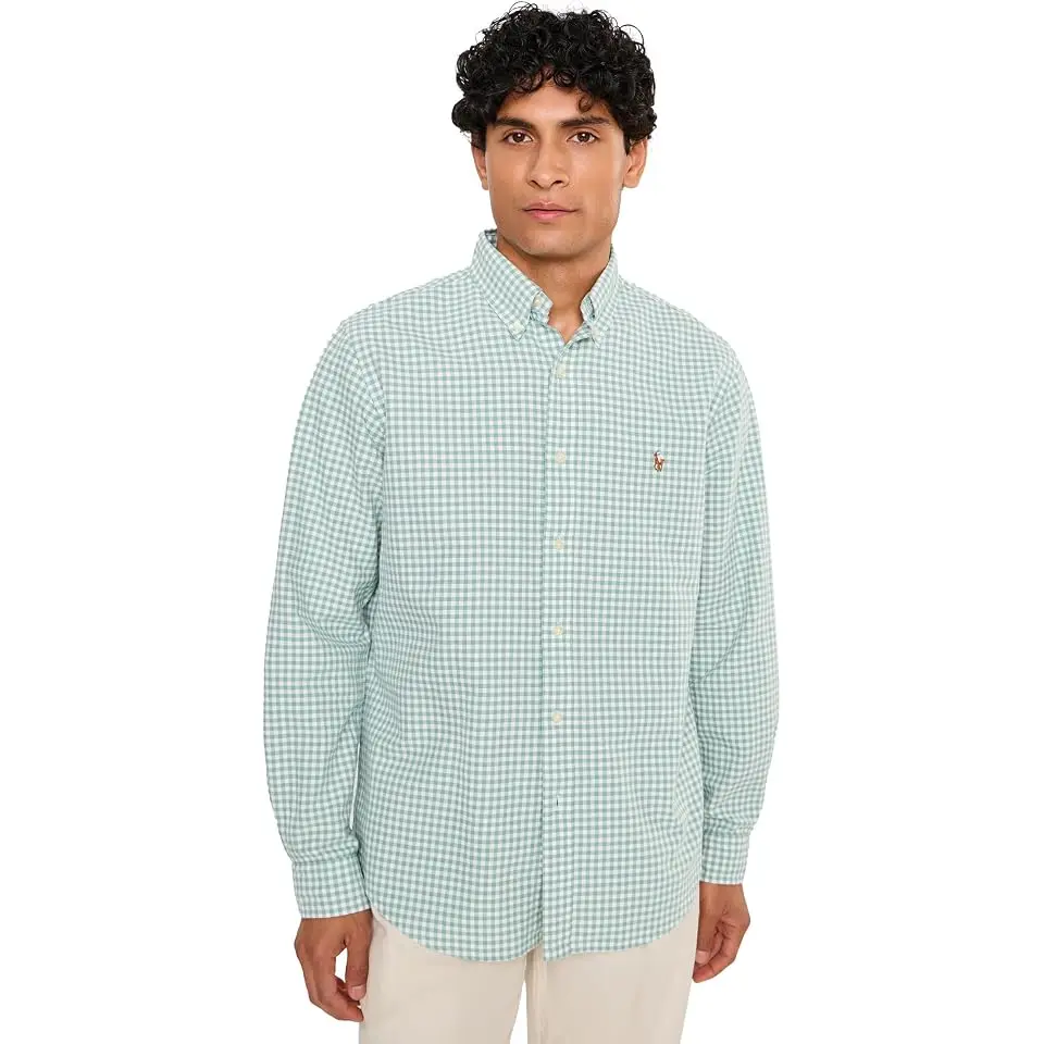 Classic Fit Gingham Oxford Shirt