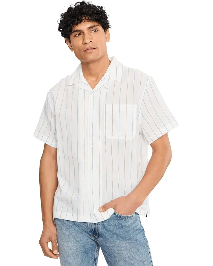 Short Sleeve Button-Up Camp Shirt
