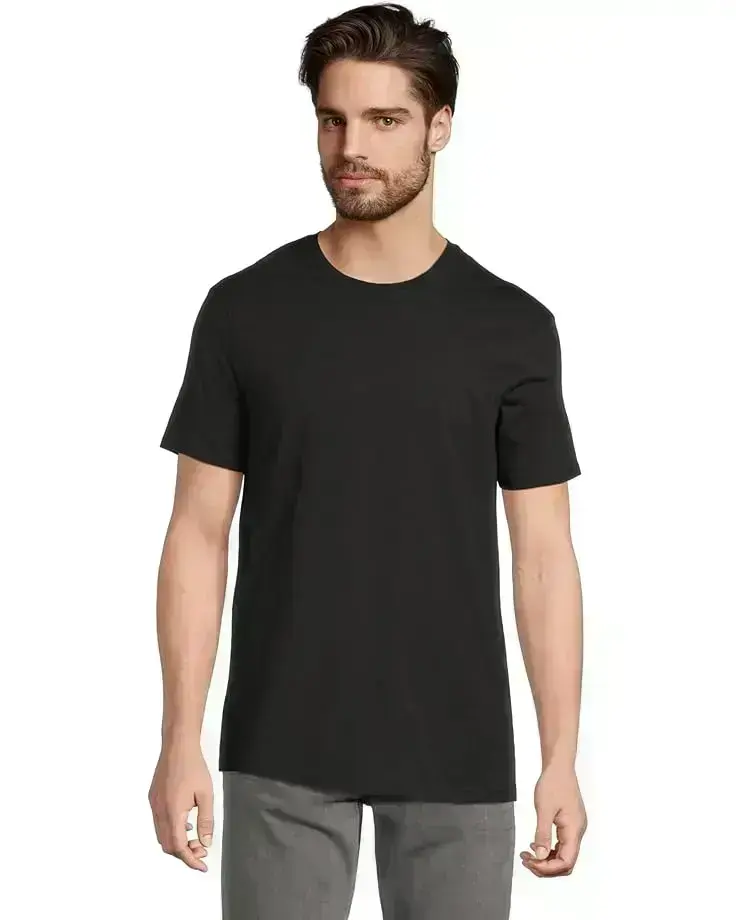 Men's Armani Exchange Crew Neck Tee with Small Logo Patch