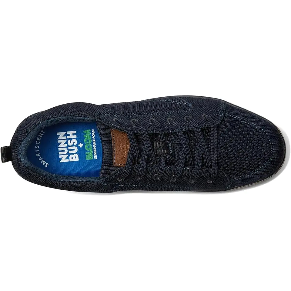 Aspire Knit Moccasin Toe Sneaker Oxford Comfortable Lightweight Fabric Lace Up