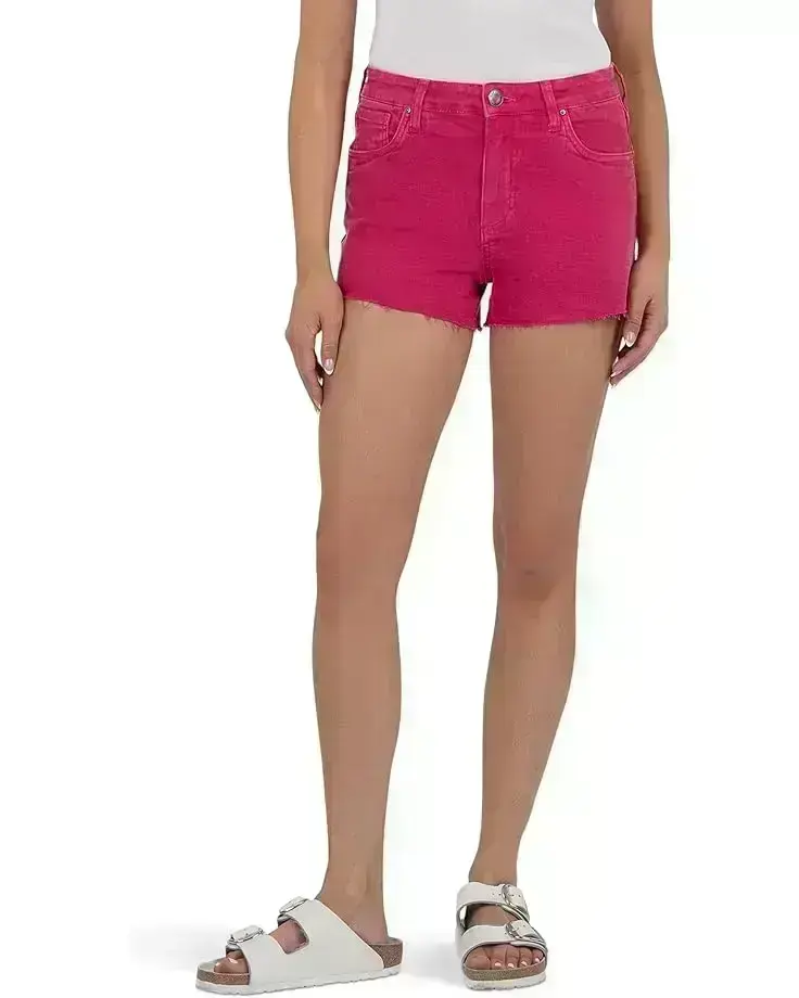 Jane High-Rise Shorts with Raw Hem