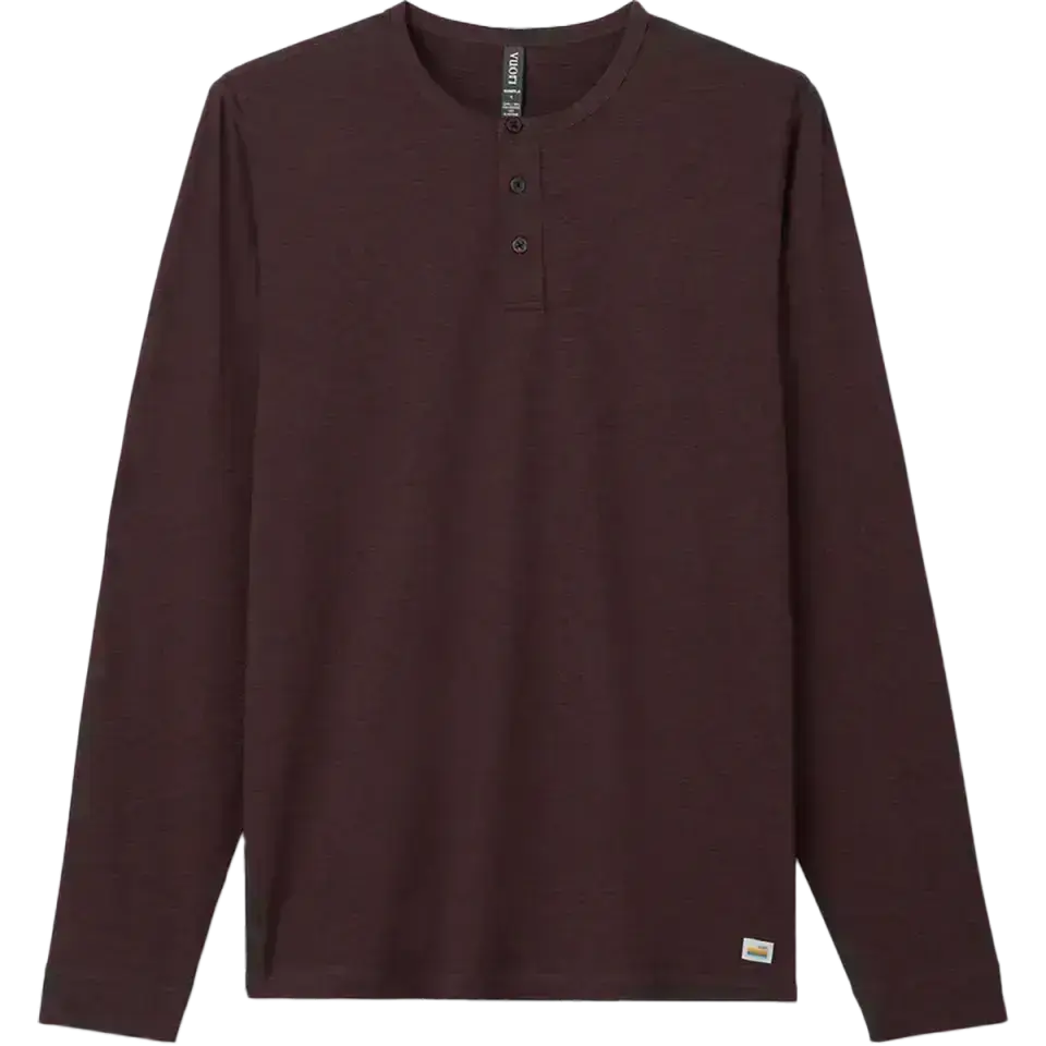 Men's Long-Sleeve Ease Performance Henley