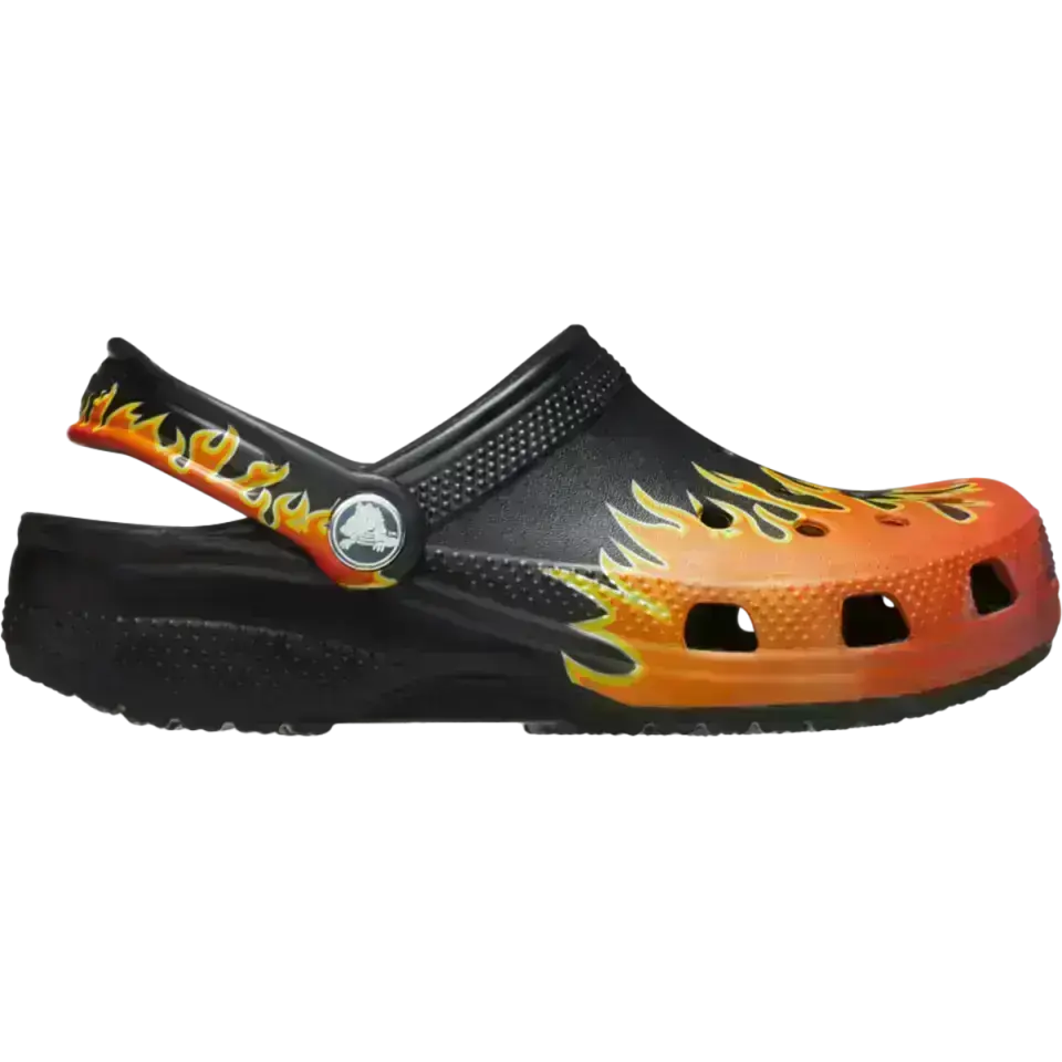 Youth Classic Flames Clog