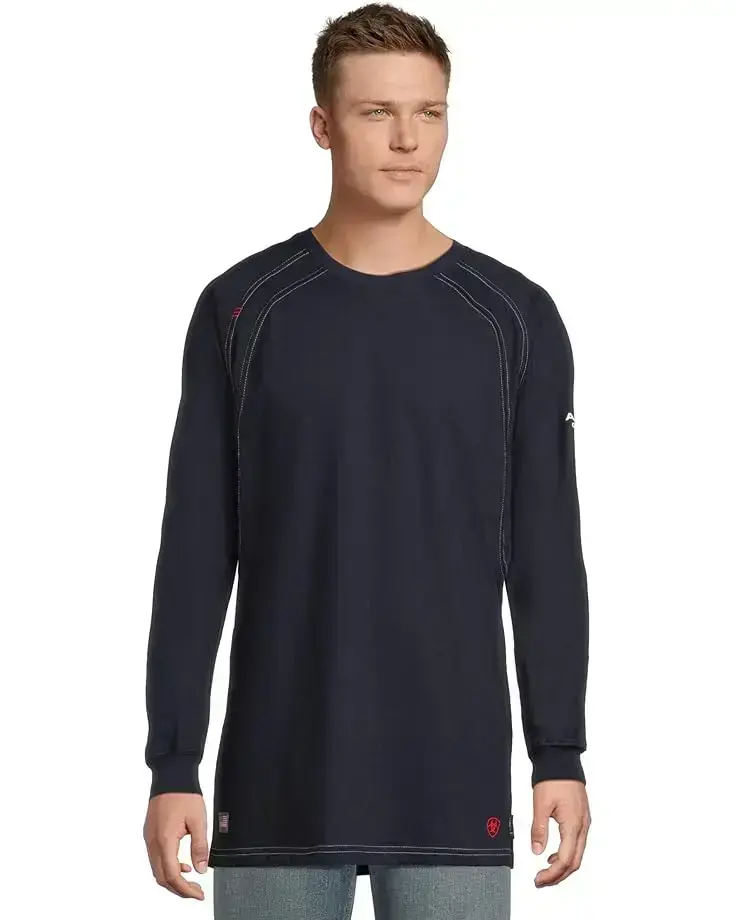 Men's Ariat Big & Tall FR Work Crew T-Shirt