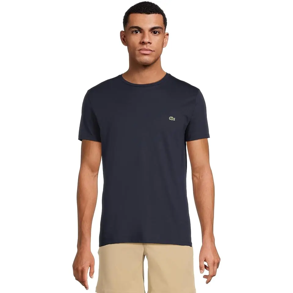 Short Sleeve Pima Crew Neck Tee