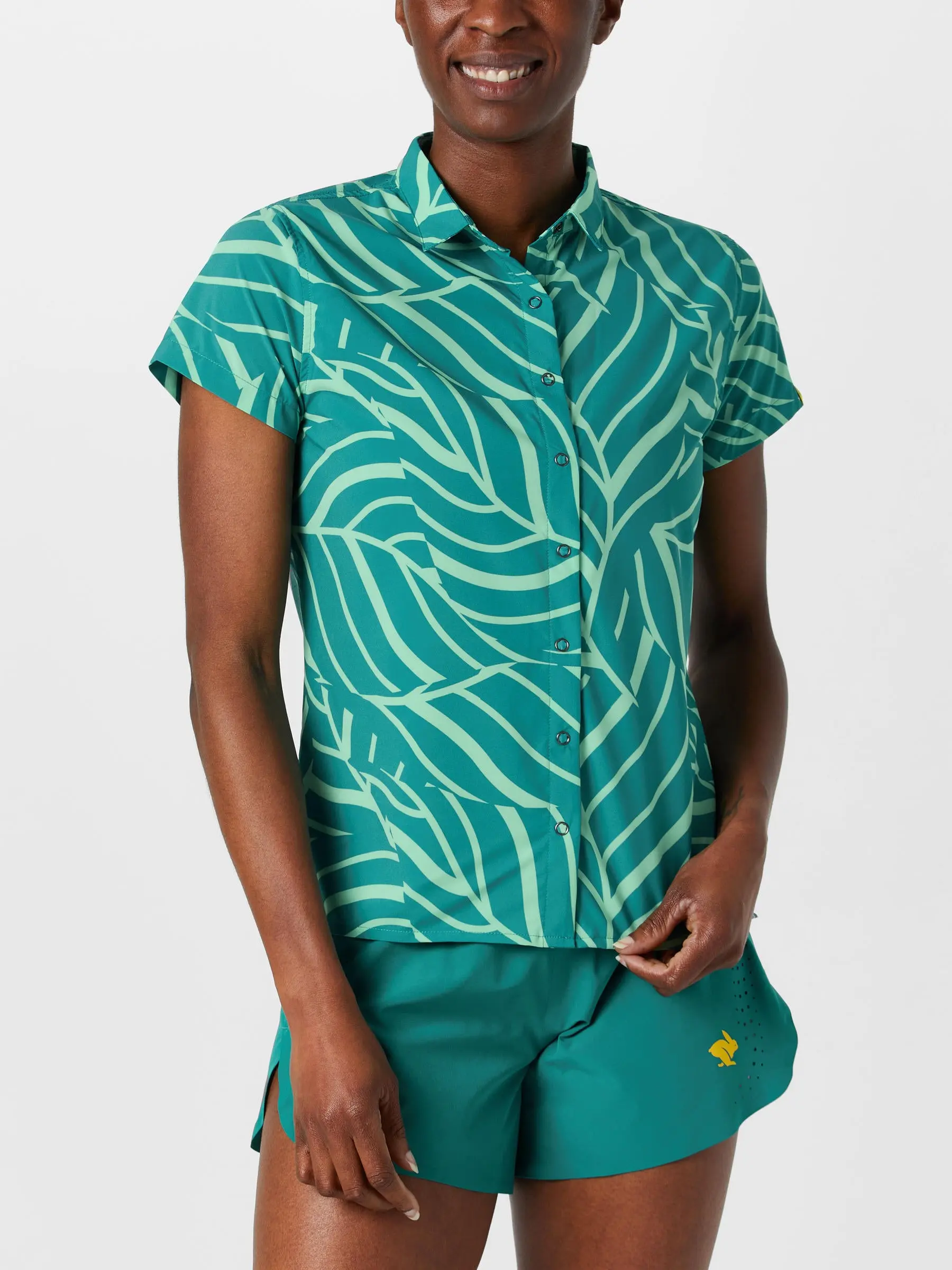 rabbit Women's Low Tide Top Opal Leaf