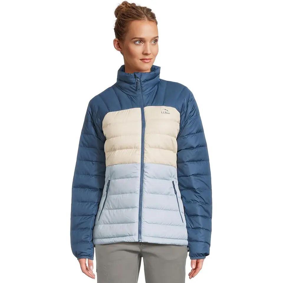 Bean's Down Jacket Color-Block