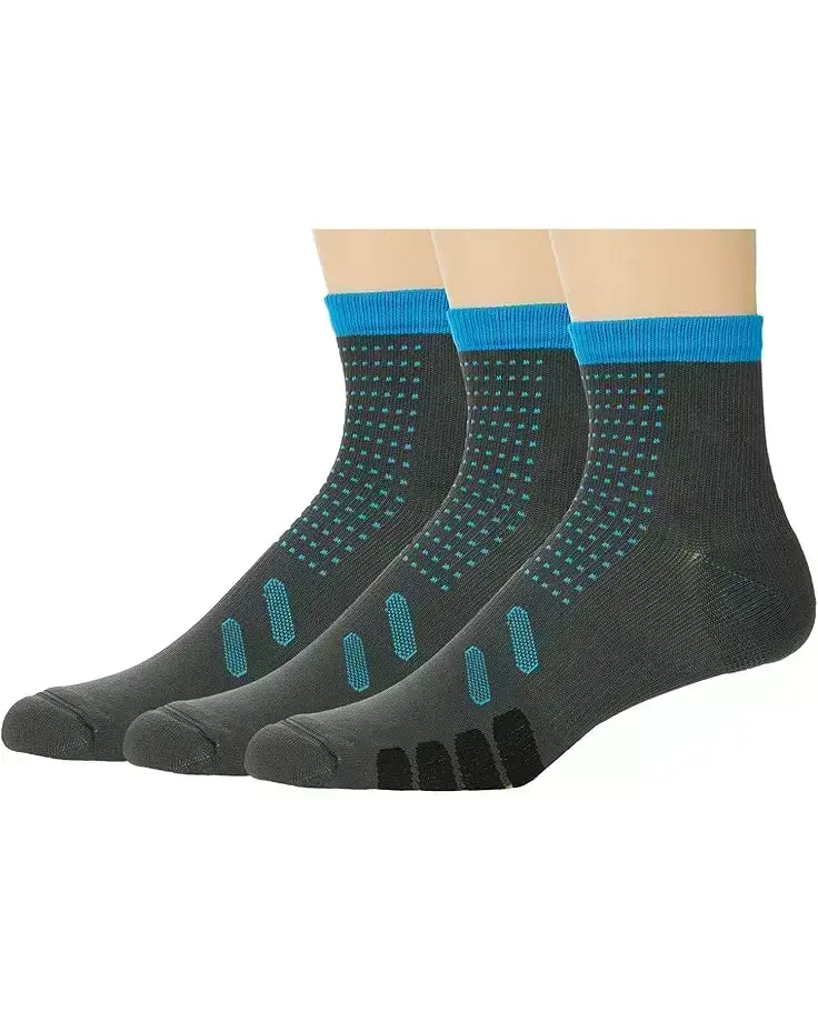 Unisex Eurosock Bike Quarter Compression 3-Pack
