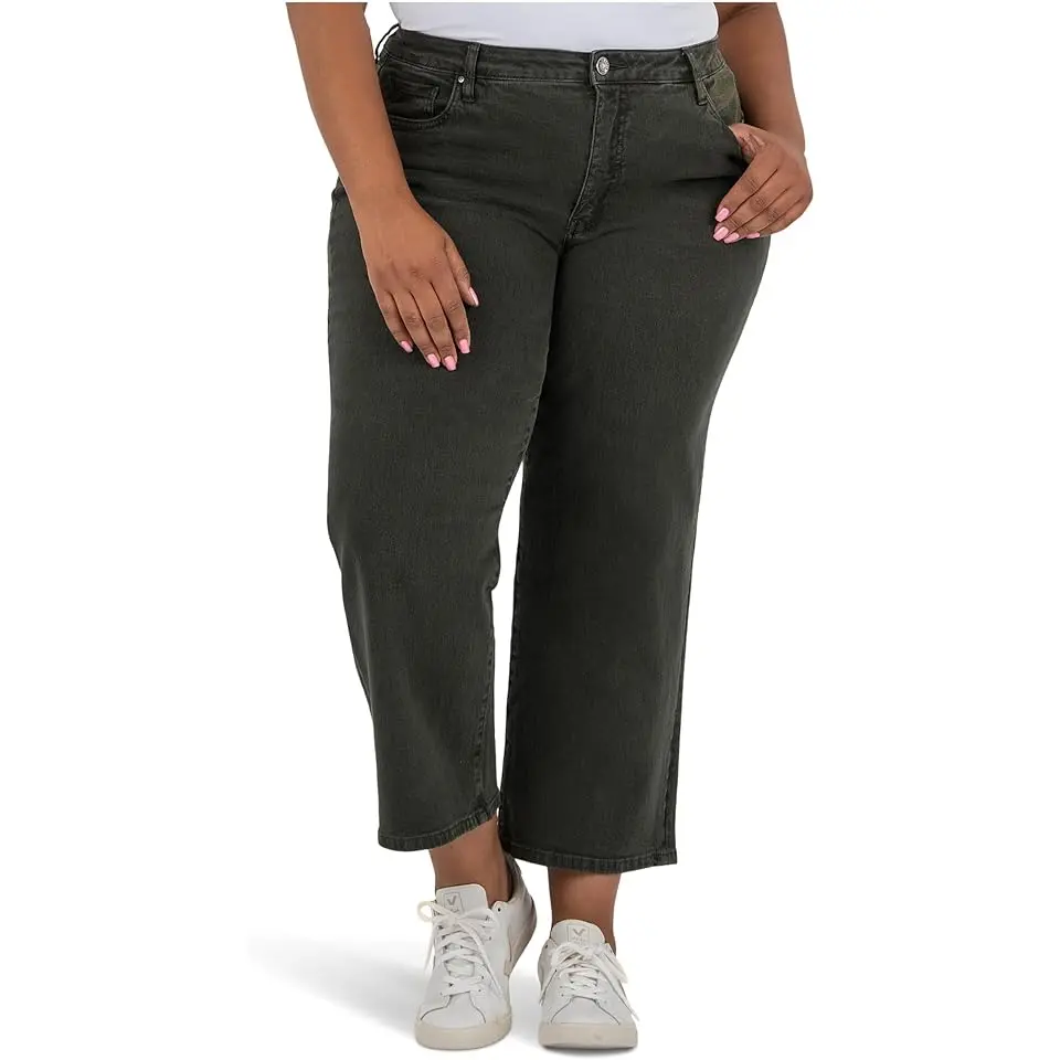 Plus Charlotte High Rise Wide Leg With Regular Hem