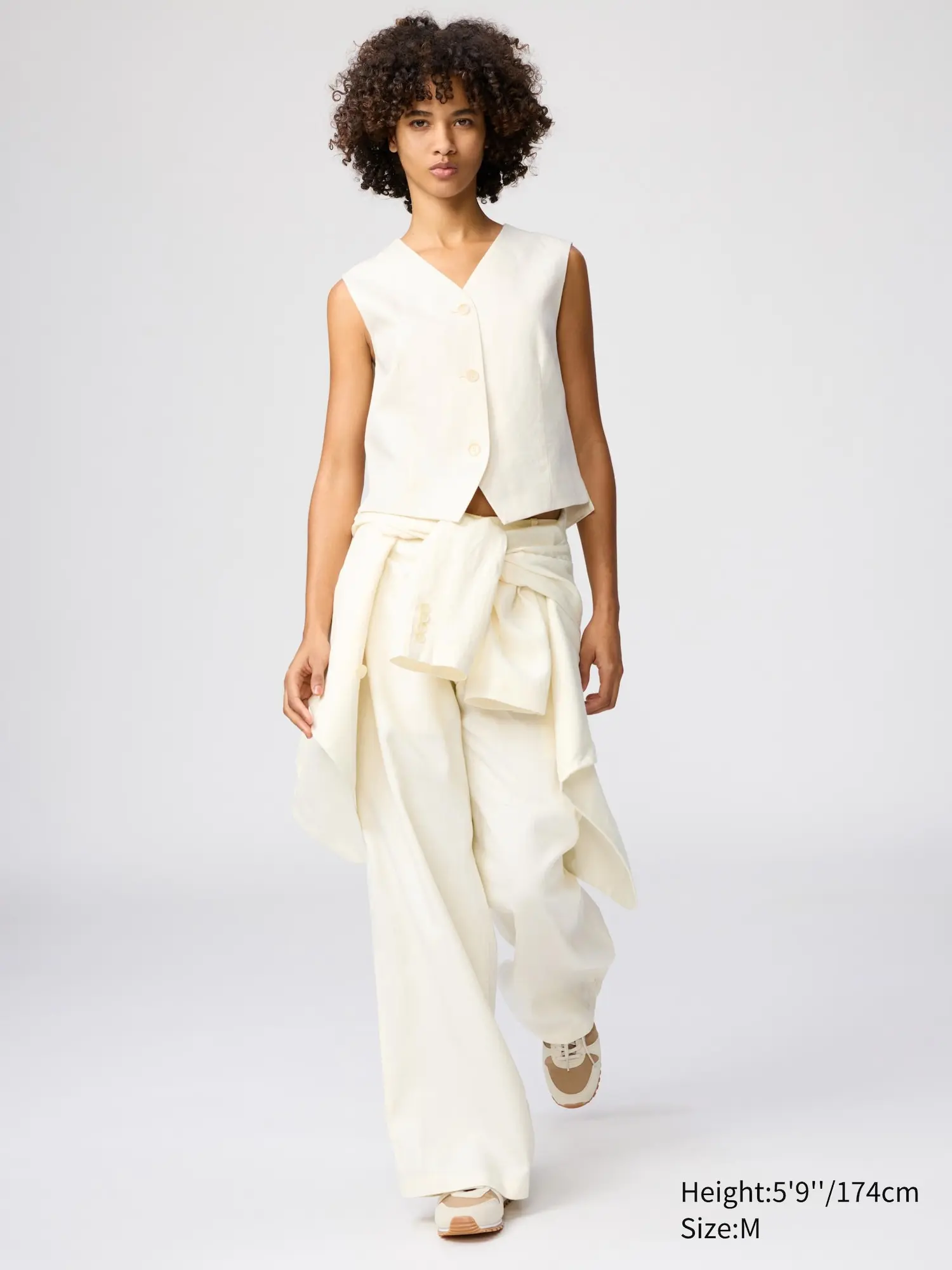 Women's Premium Linen Vest