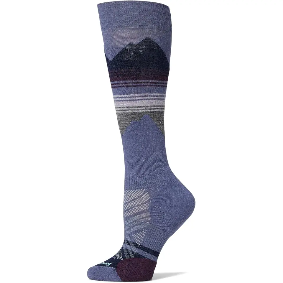 Ski Targeted Cushion Pattern Over The Calf Socks