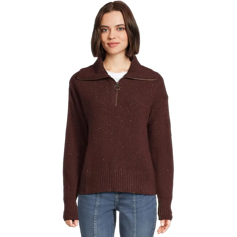 Barbour Lavensdale 1/2 Zip Knitted Jumper