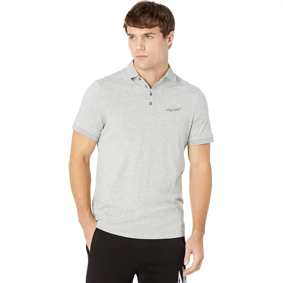 Slim Fit Milano/New York Logo Polo