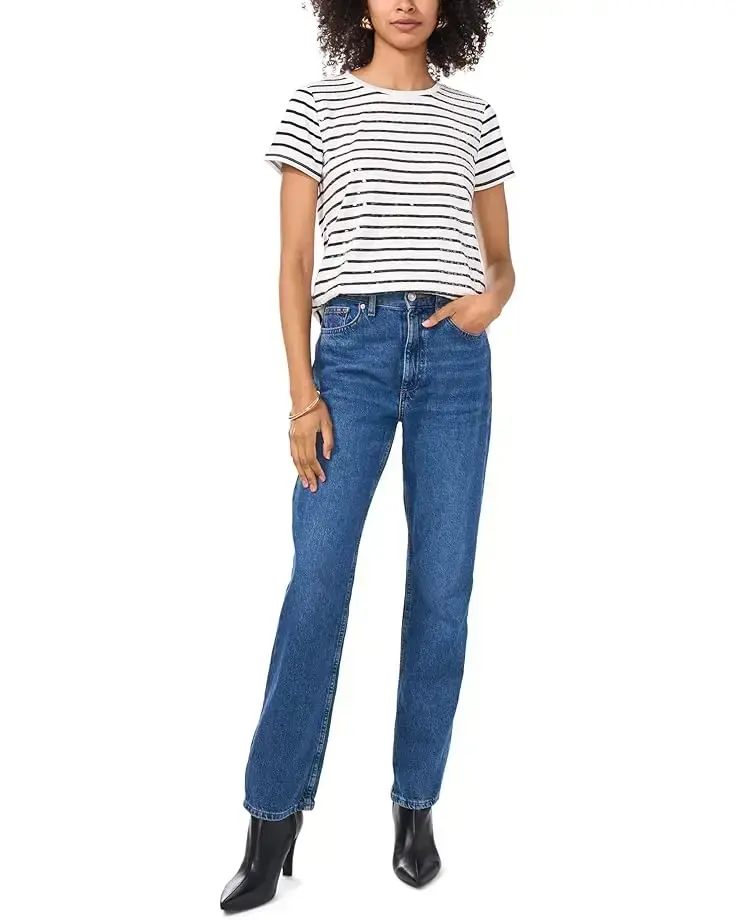 Women's Vince Camuto Sequin Striped Tee
