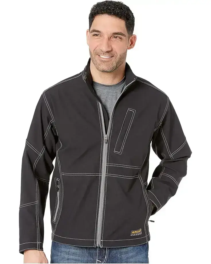 Men's Ariat Rebar Stretch Canvas SoftShell Jacket