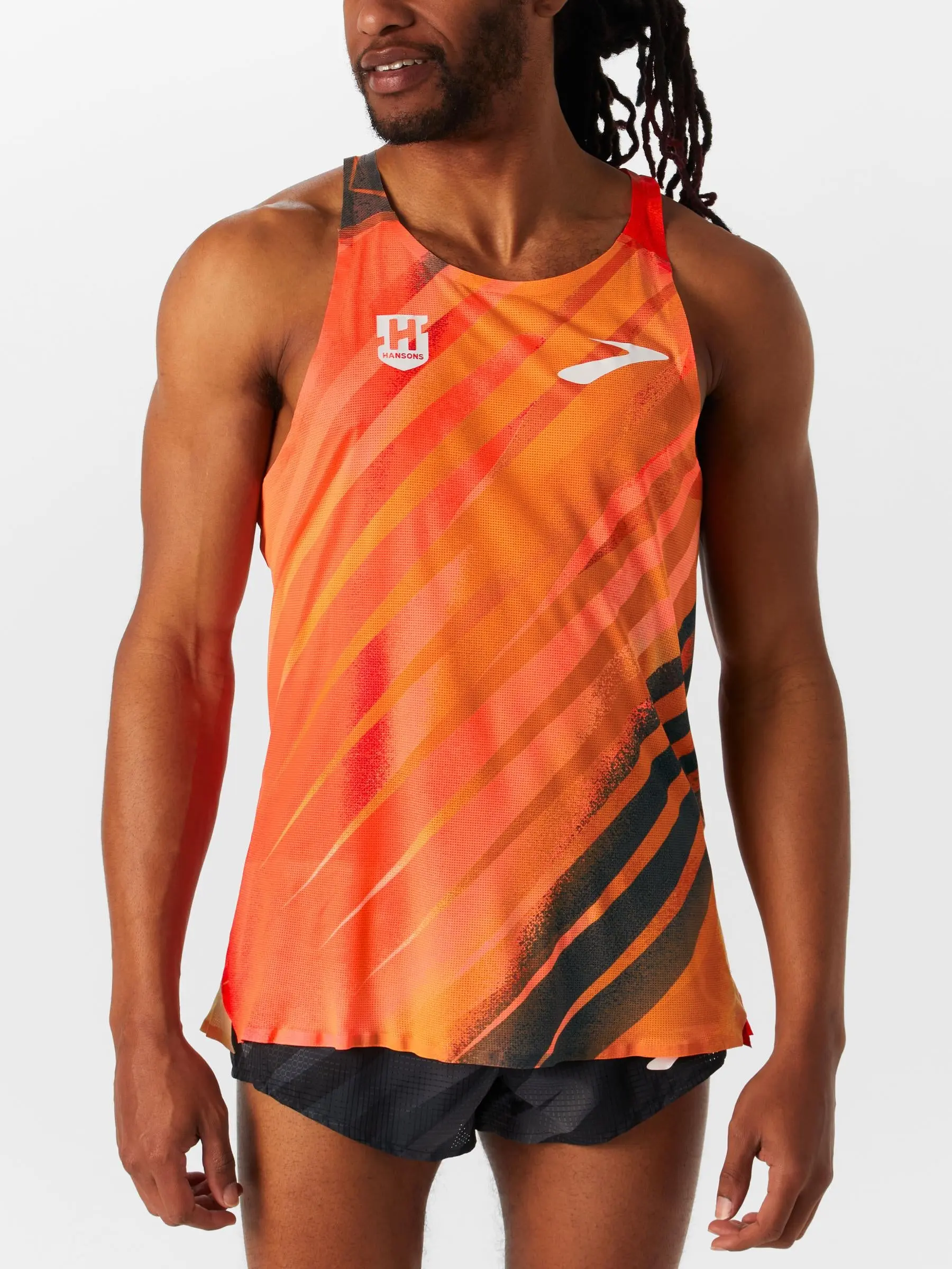 Brooks Men's Run Elite Hansons Zag Singlet