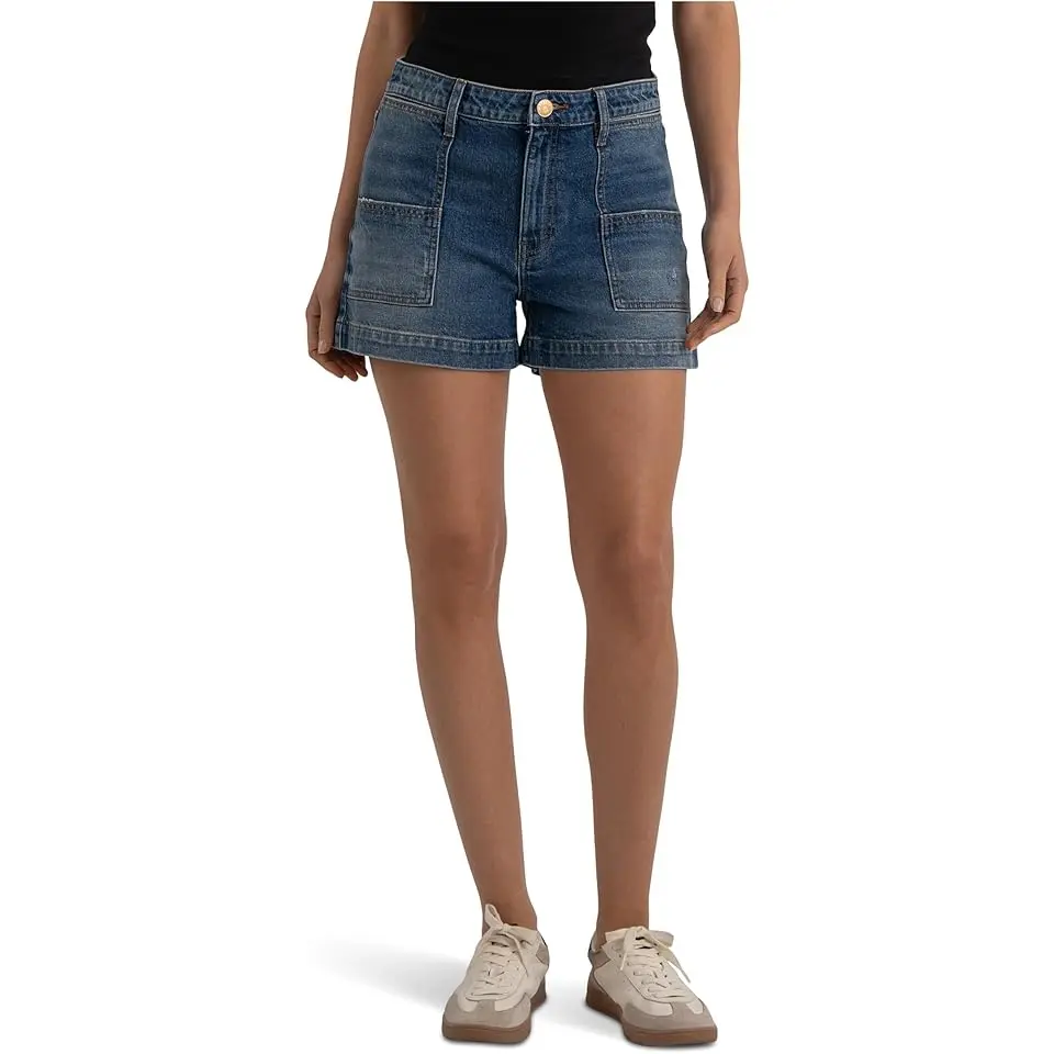 Jane High-Rise Shorts W/ Pork Chop Pockets
