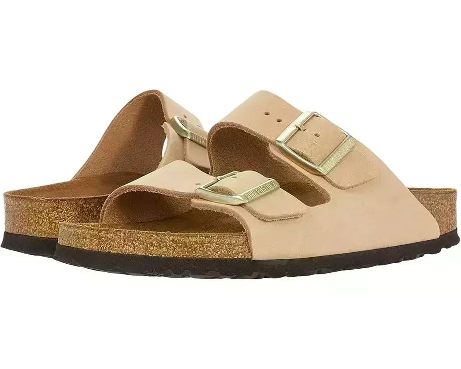 Women's Birkenstock Arizona Soft Footbed - Nubuck Leather