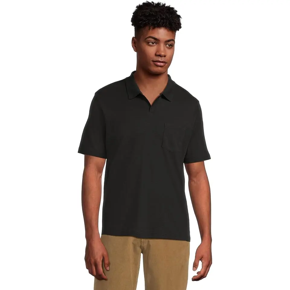 Short Sleeve Johnny Collar
