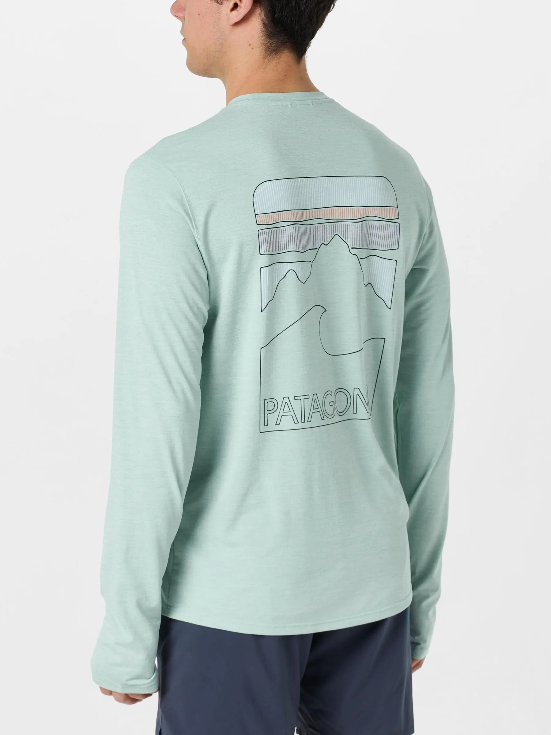 Patagonia Men's Capilene Sun Long Sleeve Peak Visions