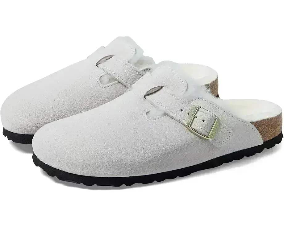 Women's Birkenstock Boston Shearling - Suede (Unisex)