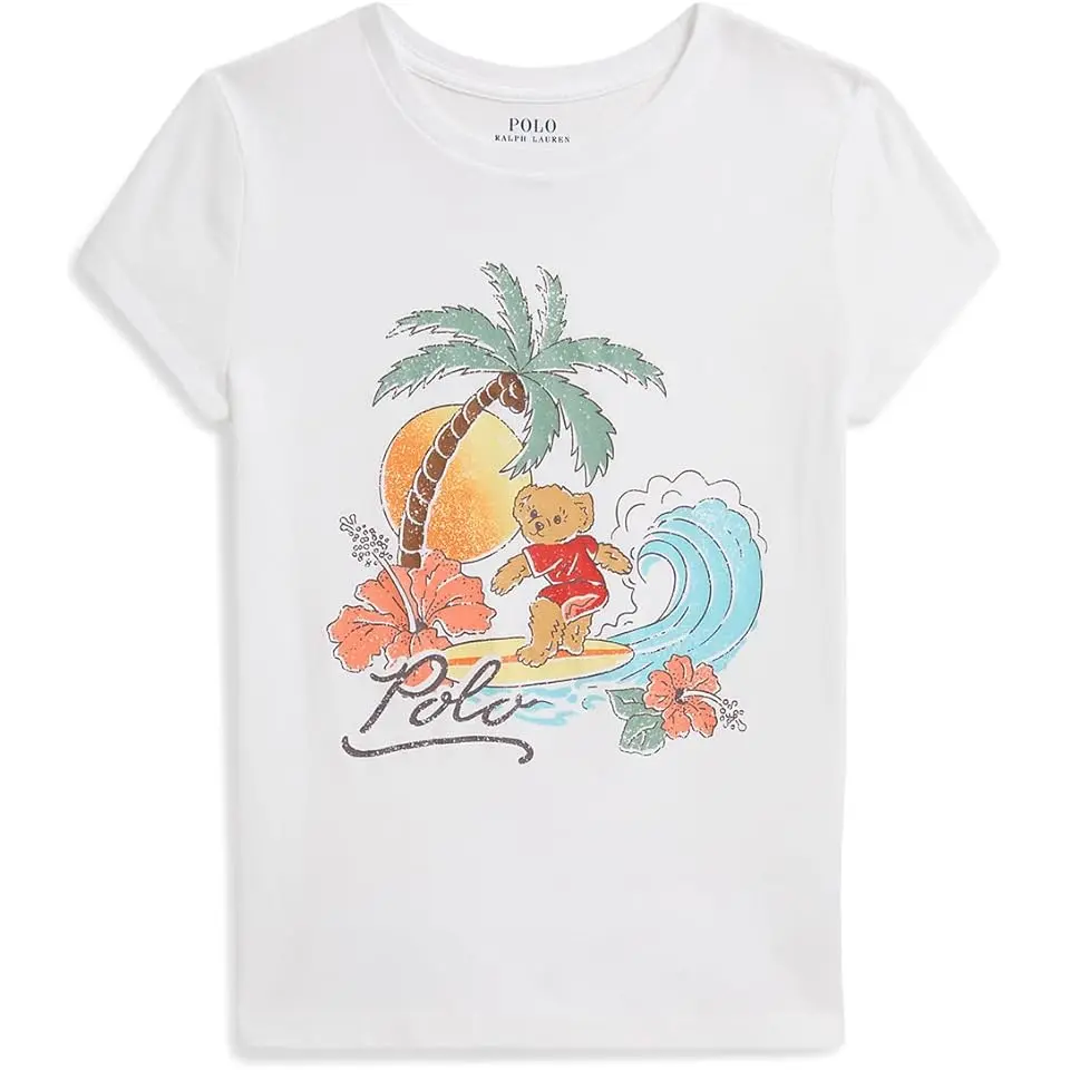 Polo Bear Cotton Jersey Tee (Big Kid)