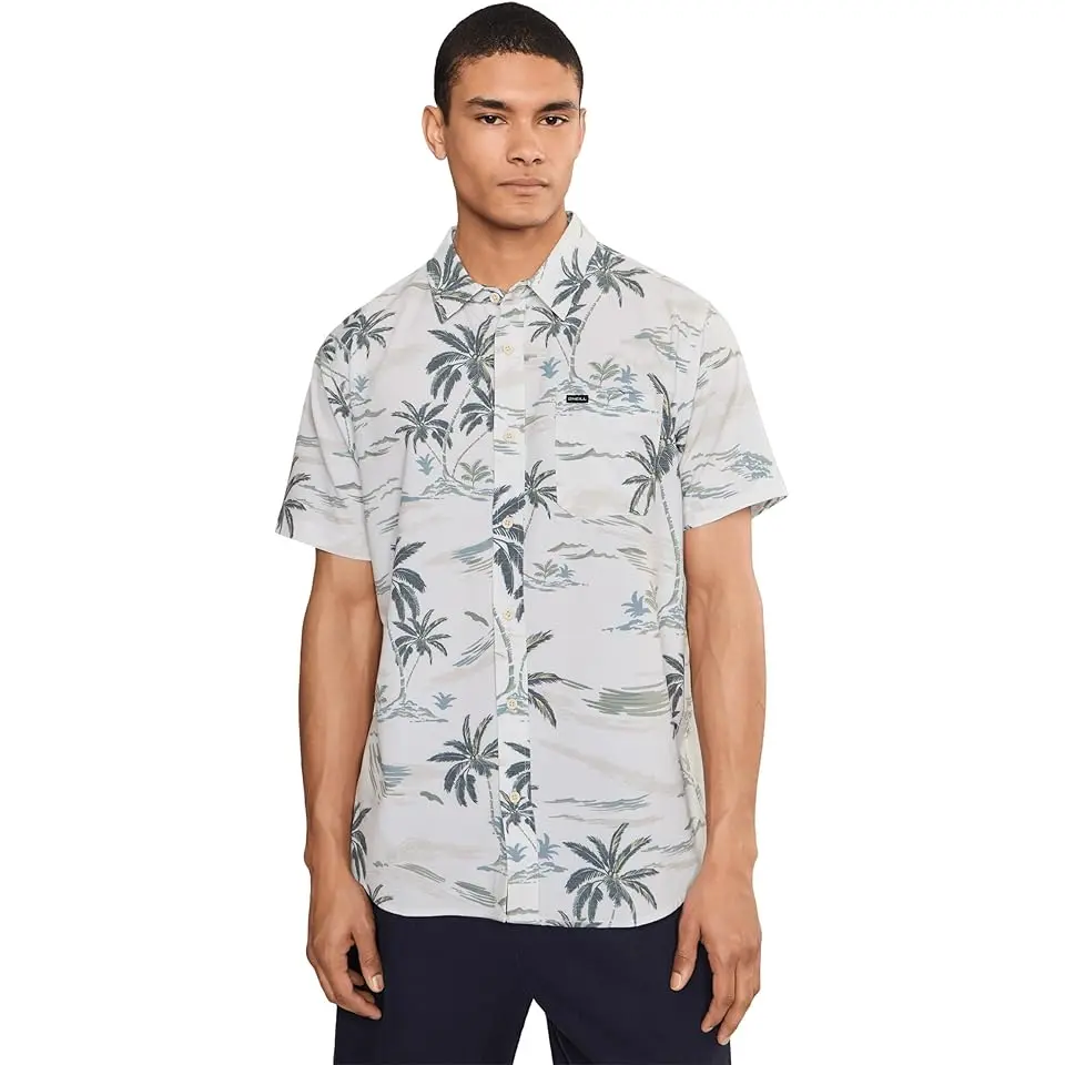 UPF Slub Standard Short Sleeve Woven Shirt