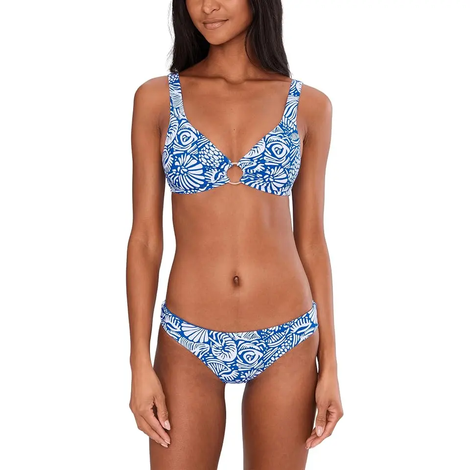 C Shells Triangle Bikini Top