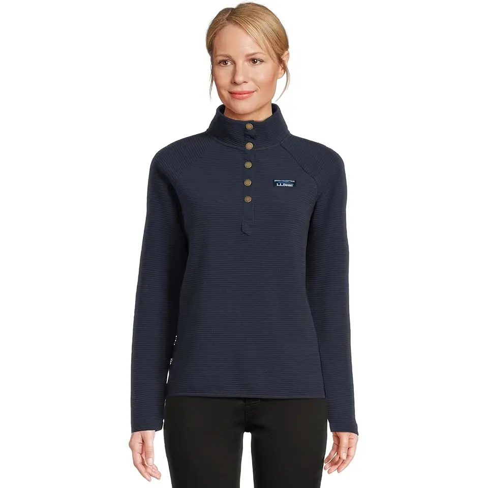 Lakewashed Ottoman Knit Quarter Snap