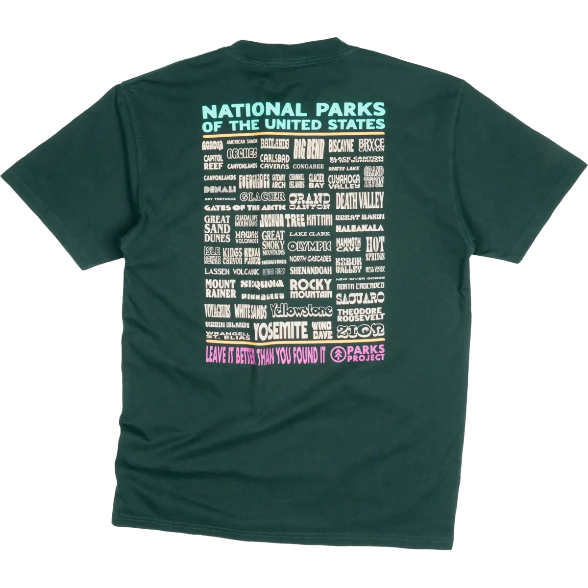 Men's National Parks Lineup Pocket Tee