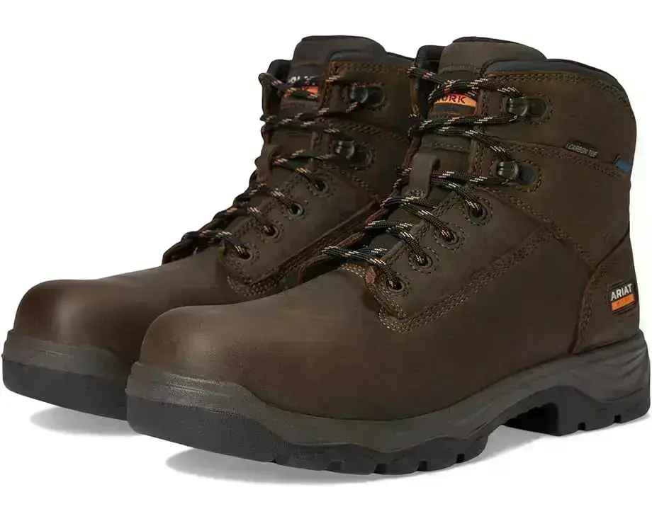 Men's Ariat Turbo Duratread 6" Waterproof Carbon Toe Work Boots