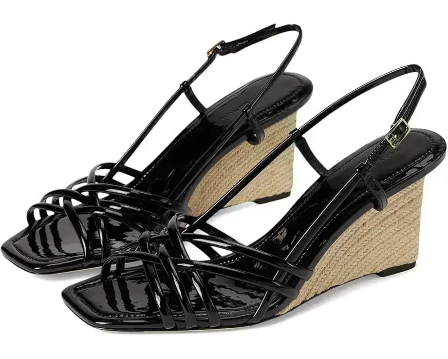 Women's Tory Burch Multi Strap Wedge Sandals 75mm