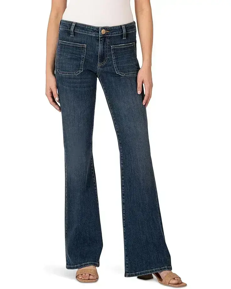 Women's KUT from the Kloth Ana Flare With Patch Pockets Reg Hem