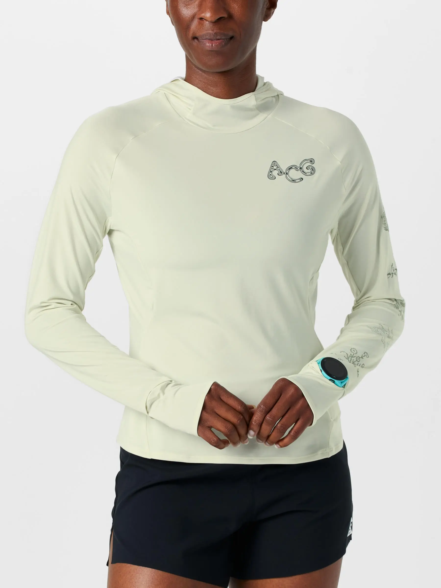 Nike Women's ACG UV Long Sleeve Hooded GFX