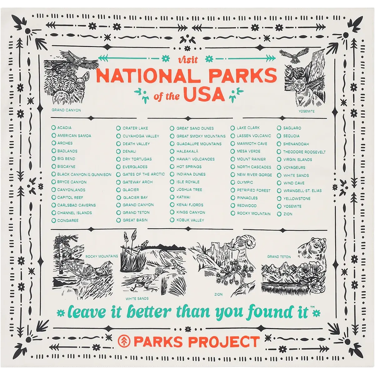 National Park Naturalist Bandana