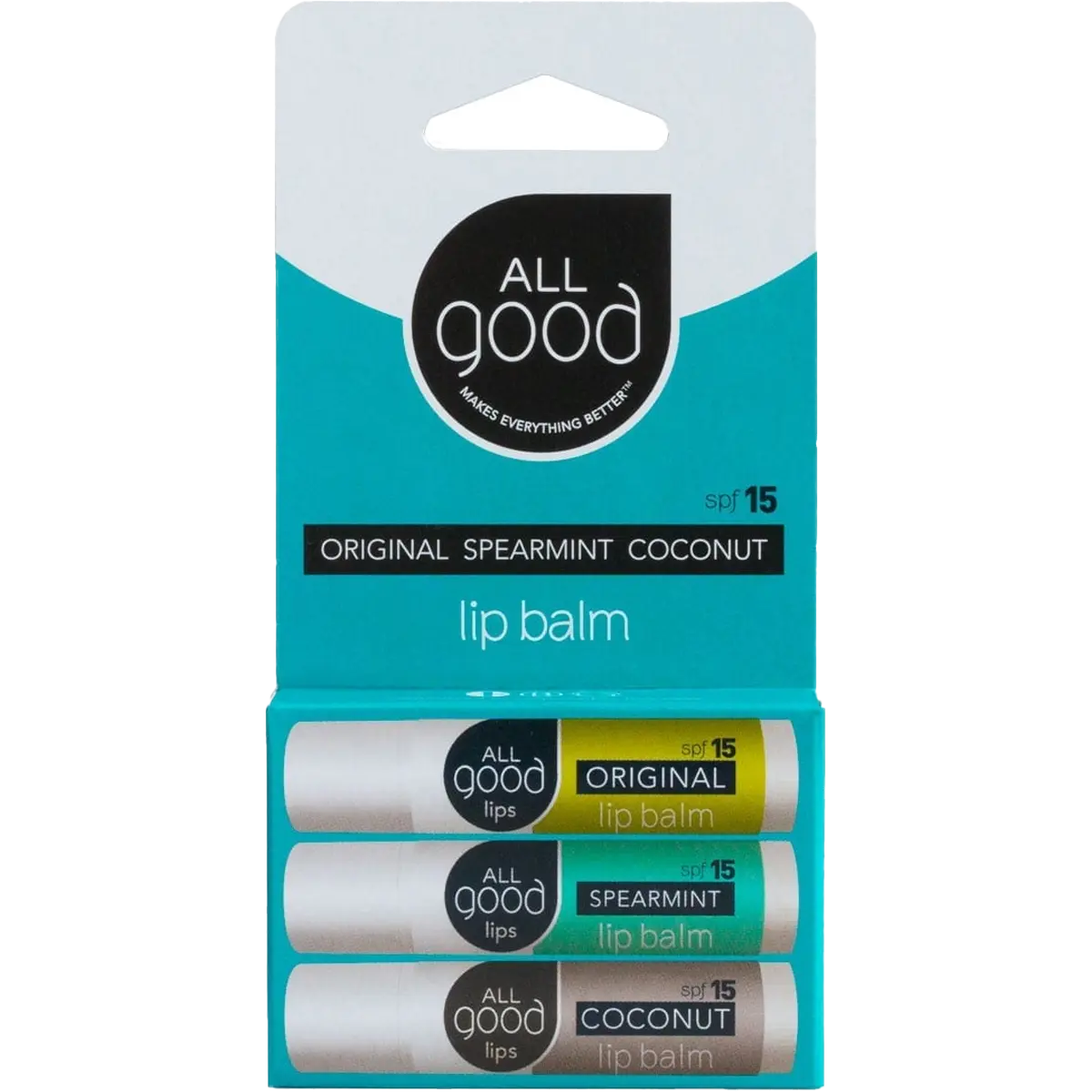 Assorted SPF 15 Lip Balms (3-Pack)