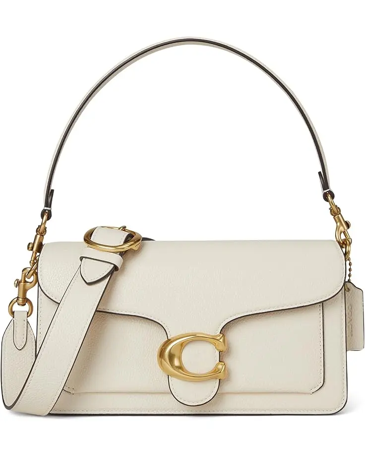 Women's COACH Polished Pebble Leather Tabby Shoulder Bag 26