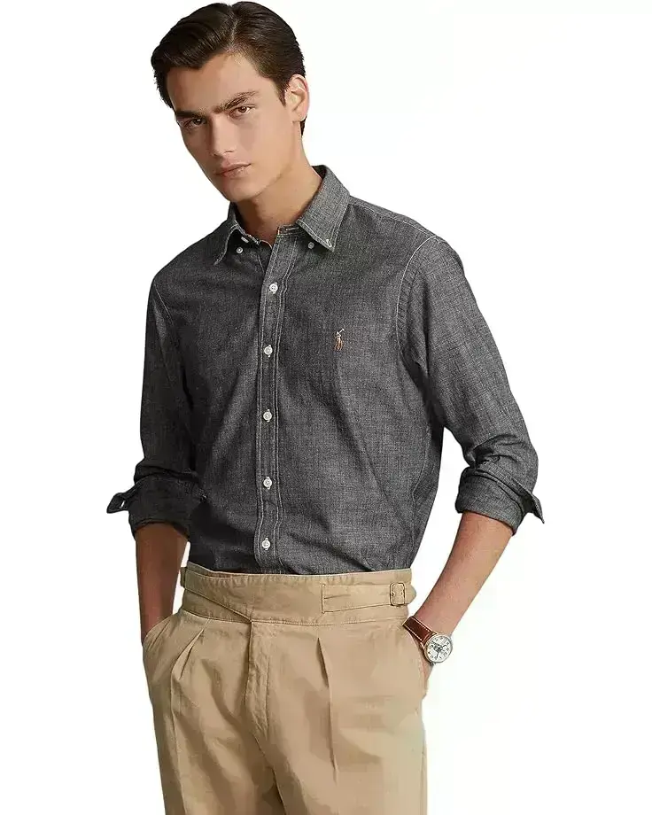 Classic Fit Chambray Shirt