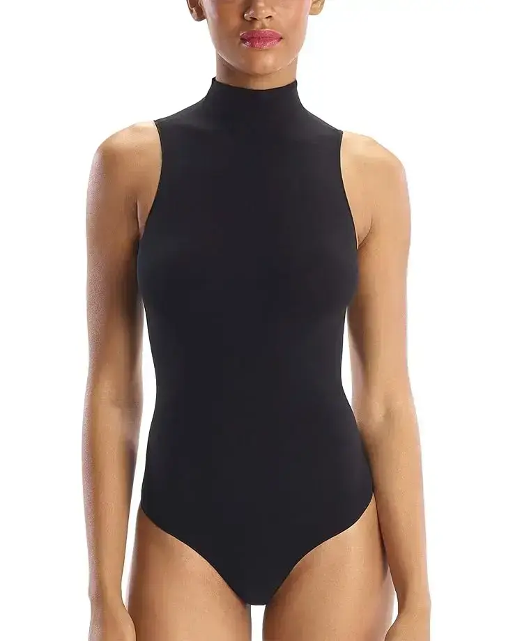Women's Commando Ballet Body Sleeveless Bodysuit Thong KT015