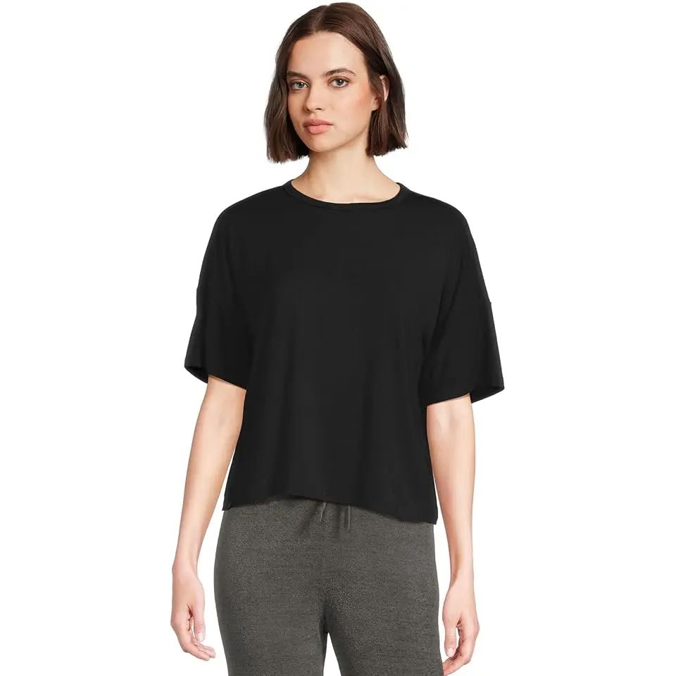 Ultra Soft Jersey Short Sleeve Boxy Tee