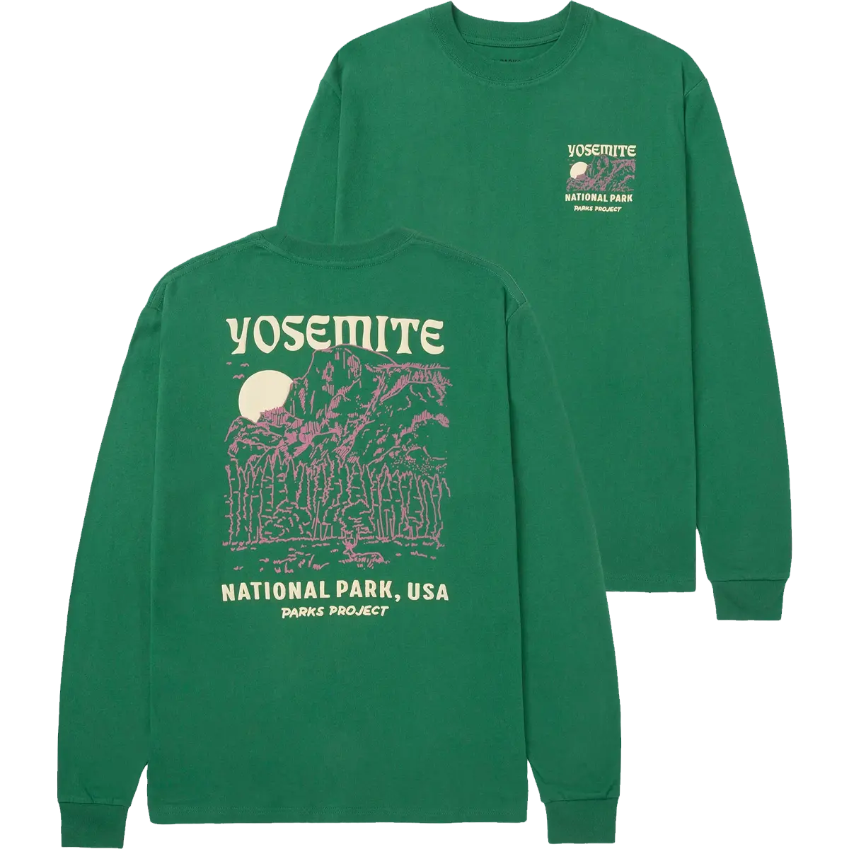 Yosemite Puff Print Long Sleeve Tee
