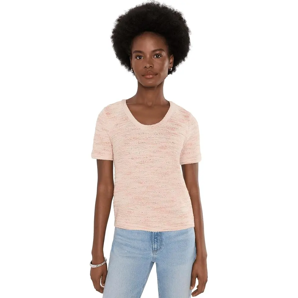 Textured Wave Sweater Tee