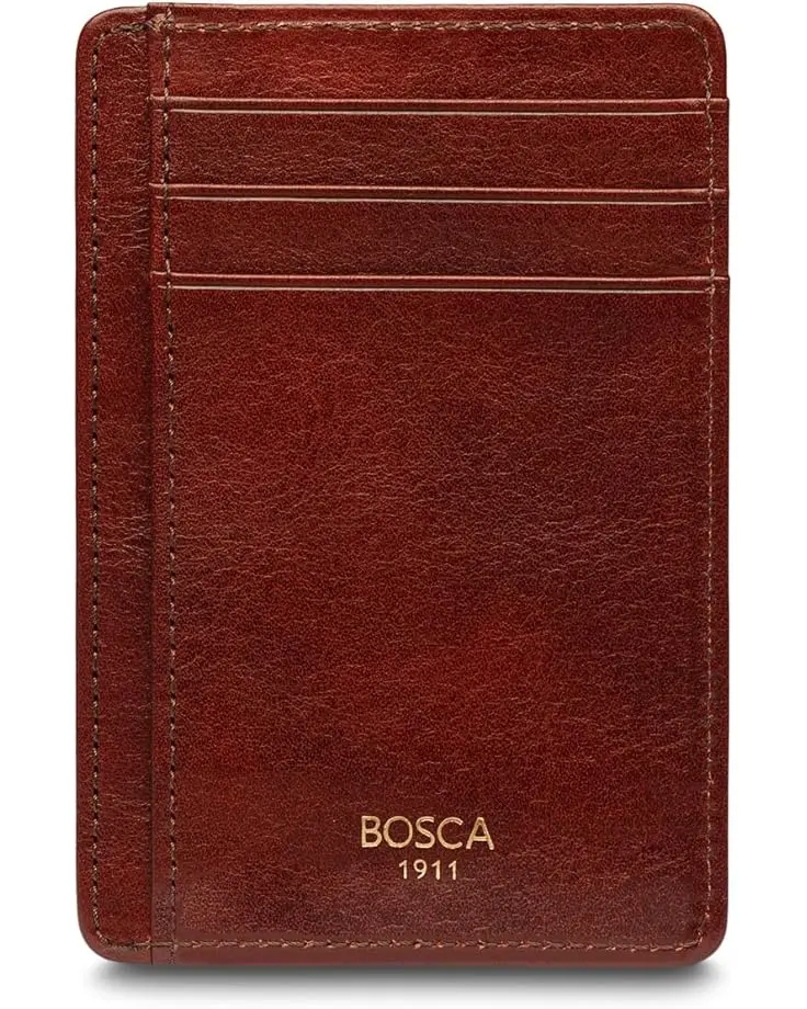 Men's Bosca Old Leather - Seven-Pocket ID RFID Card Case