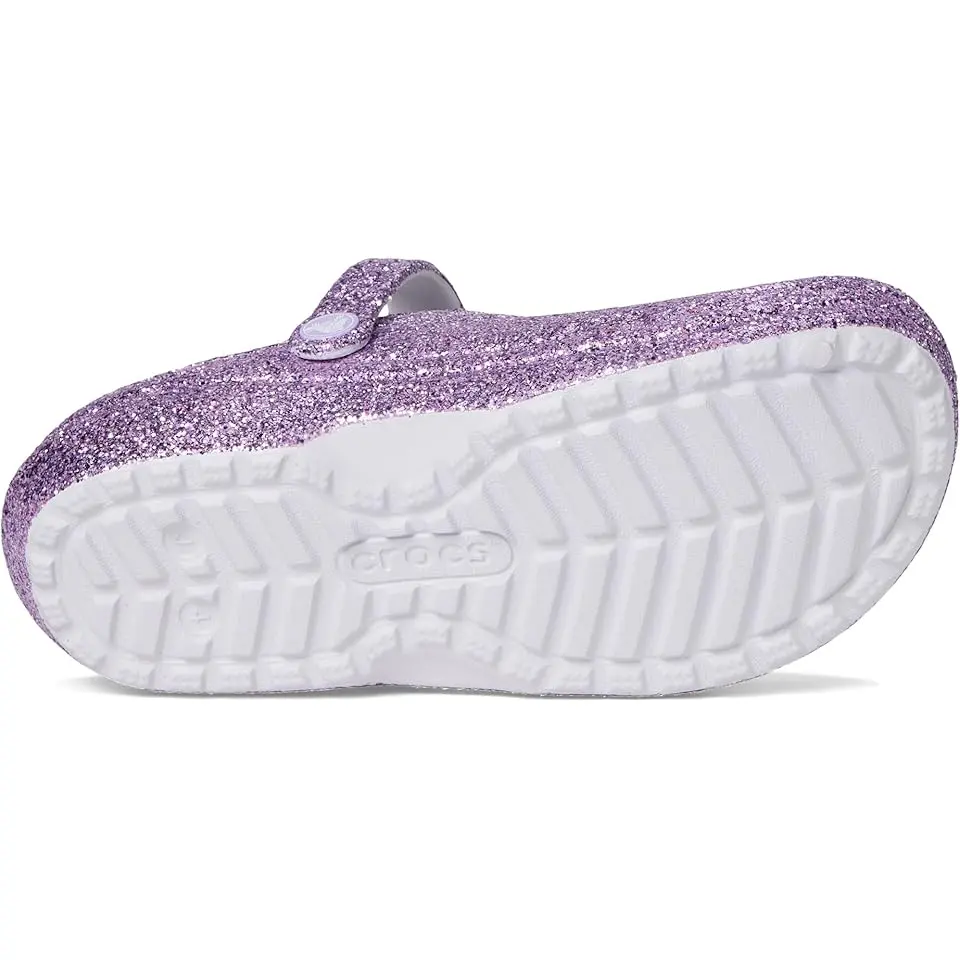 Classic Lined Glitter Clog (Toddler)