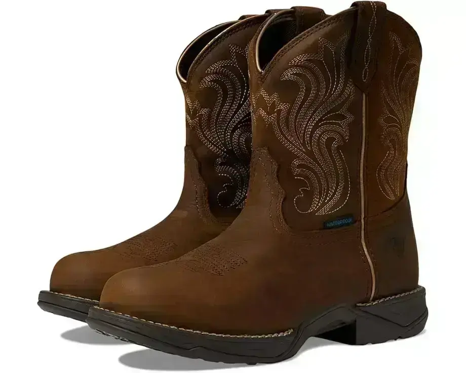 Women's Ariat Anthem Round Toe Shortie Waterproof Western Boots