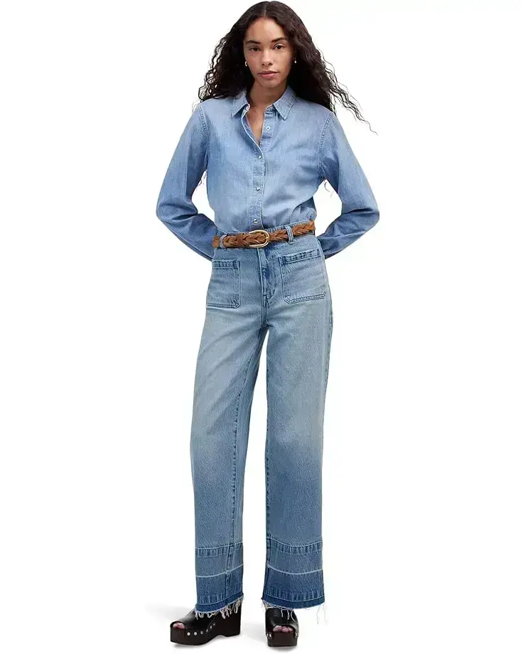 Women's Madewell Medium Patch Pocket Emmett In Banning