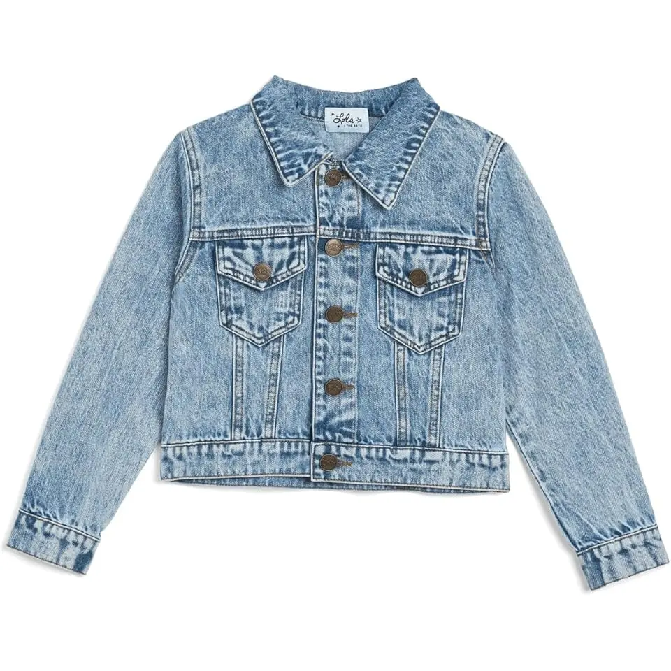 American Flag Denim Jacket (Little Kid/Big Kig)