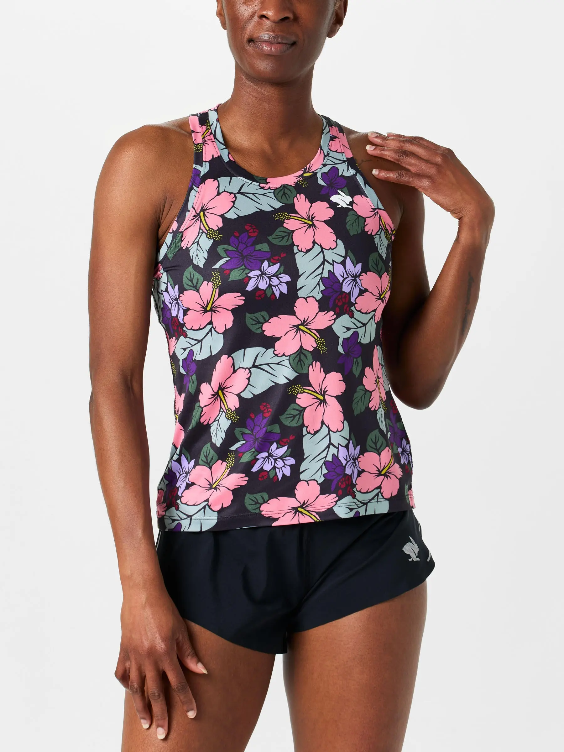 rabbit Women's EZ Hibiscus Floral Tank
