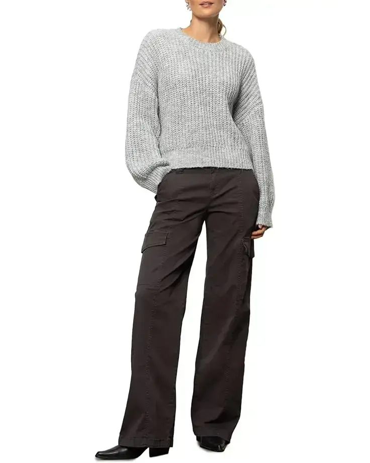 Women's Sanctuary Fuzzy Volume Sleeve Sweater